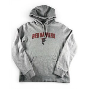 Fanatics Texas Tech Red Raiders Proud Mascot Pullover Grey Hoodie Size M